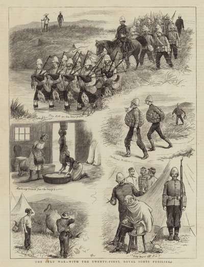 The Zulu War, with the Twenty-First, Royal Scots Fusiliers by William Ralston